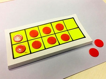 Add up to 10 and beyond using 10 Frames