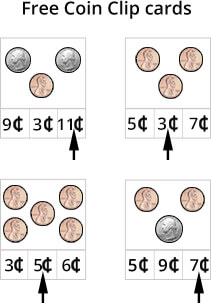 Coin clip card