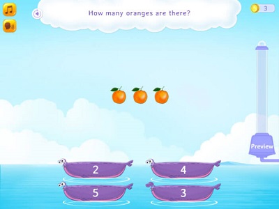 Count to tell the number of objects in a set