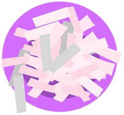 Geometry games using paper chits