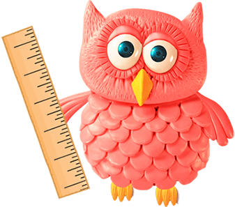 Owl with Ruler