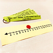 subtraction activity using number line