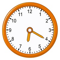 Represent 620 on analog clock